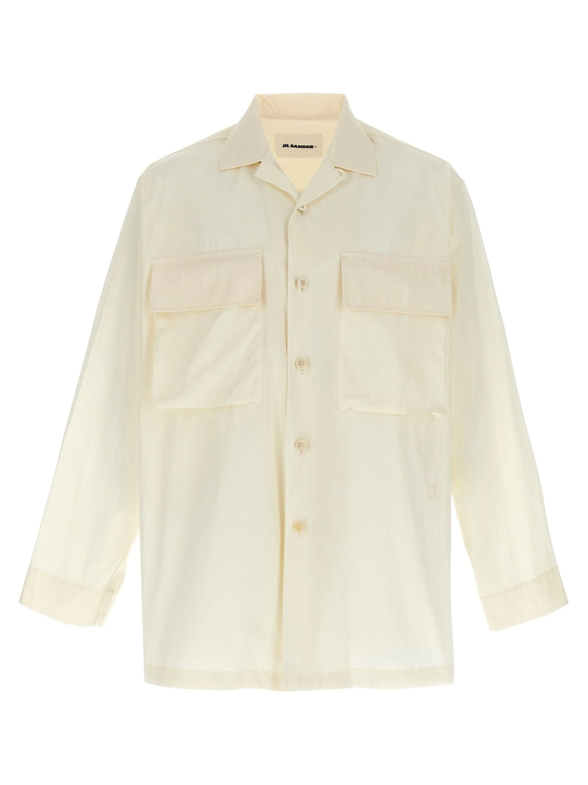 Jil Sander White Cotton Blouse