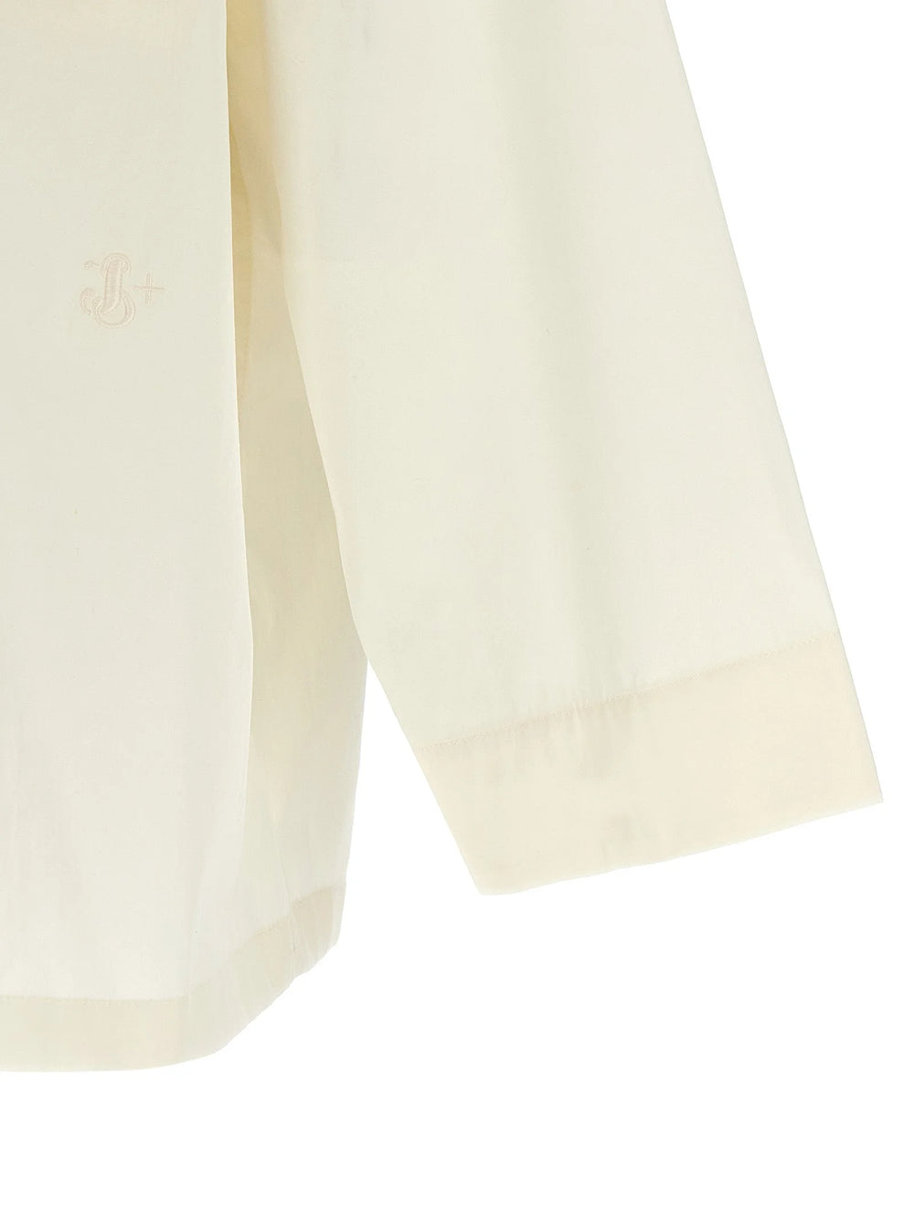 Jil Sander White Cotton Blouse
