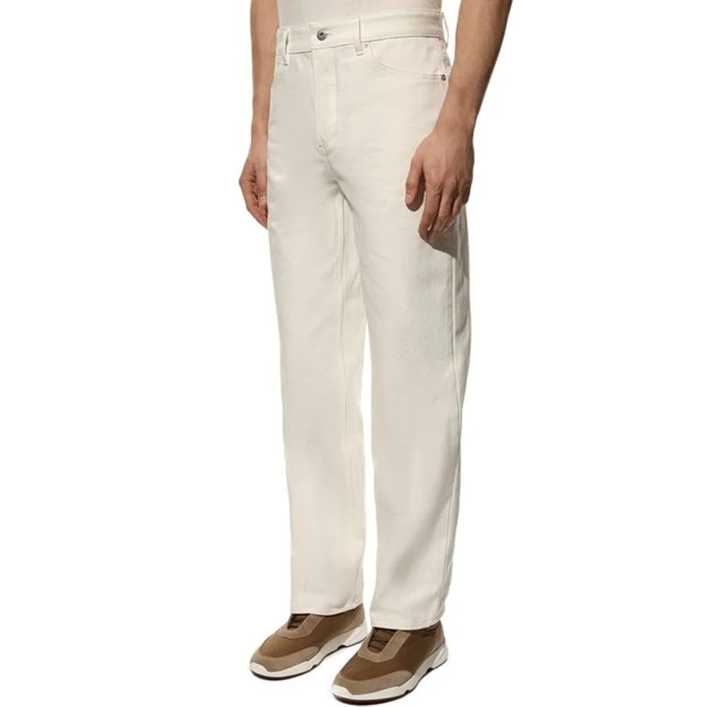 Jil Sander White Cotton Jeans Denim - W33