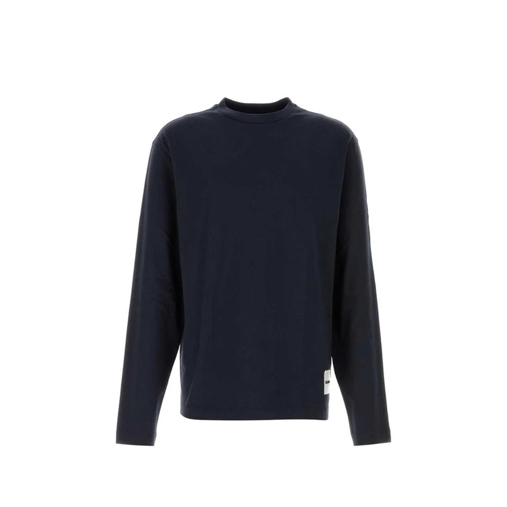 Jil Sander White Cotton Long Sleeve T-Shirt - XL