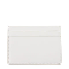 Jil Sander White Leather Cardholders