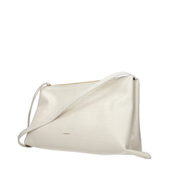 Jil Sander White Leather Crossbody Bag