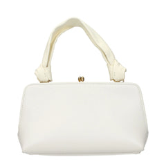 Jil Sander White Leather Handbag