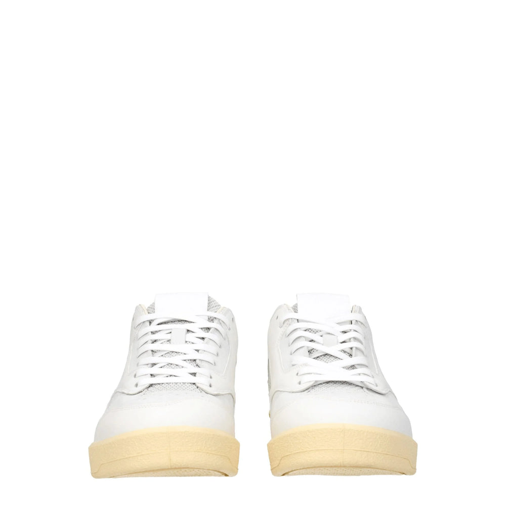Jil Sander White Leather Low Tops - EU41/US8