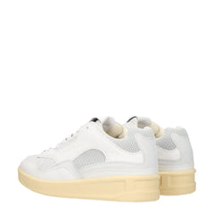 Baskets basses en cuir blanc Jil Sander - EU41/US8