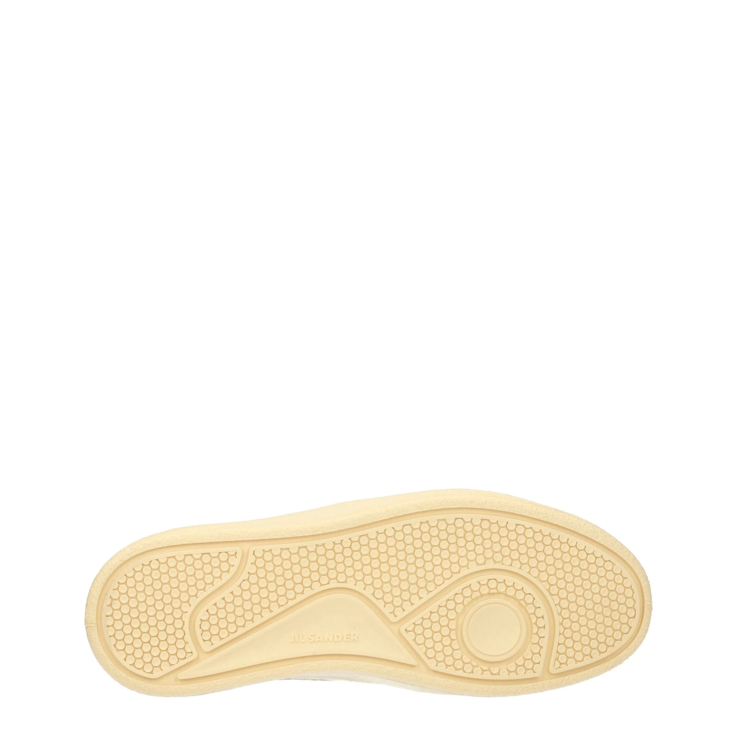 Baskets basses en cuir blanc Jil Sander - EU41/US8