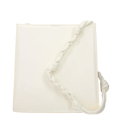 Jil Sander White Leather Shoulder Bag