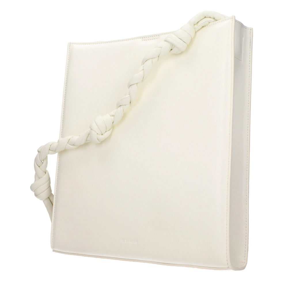 Jil Sander White Leather Shoulder Bag