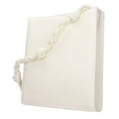 Jil Sander White Leather Shoulder Bag