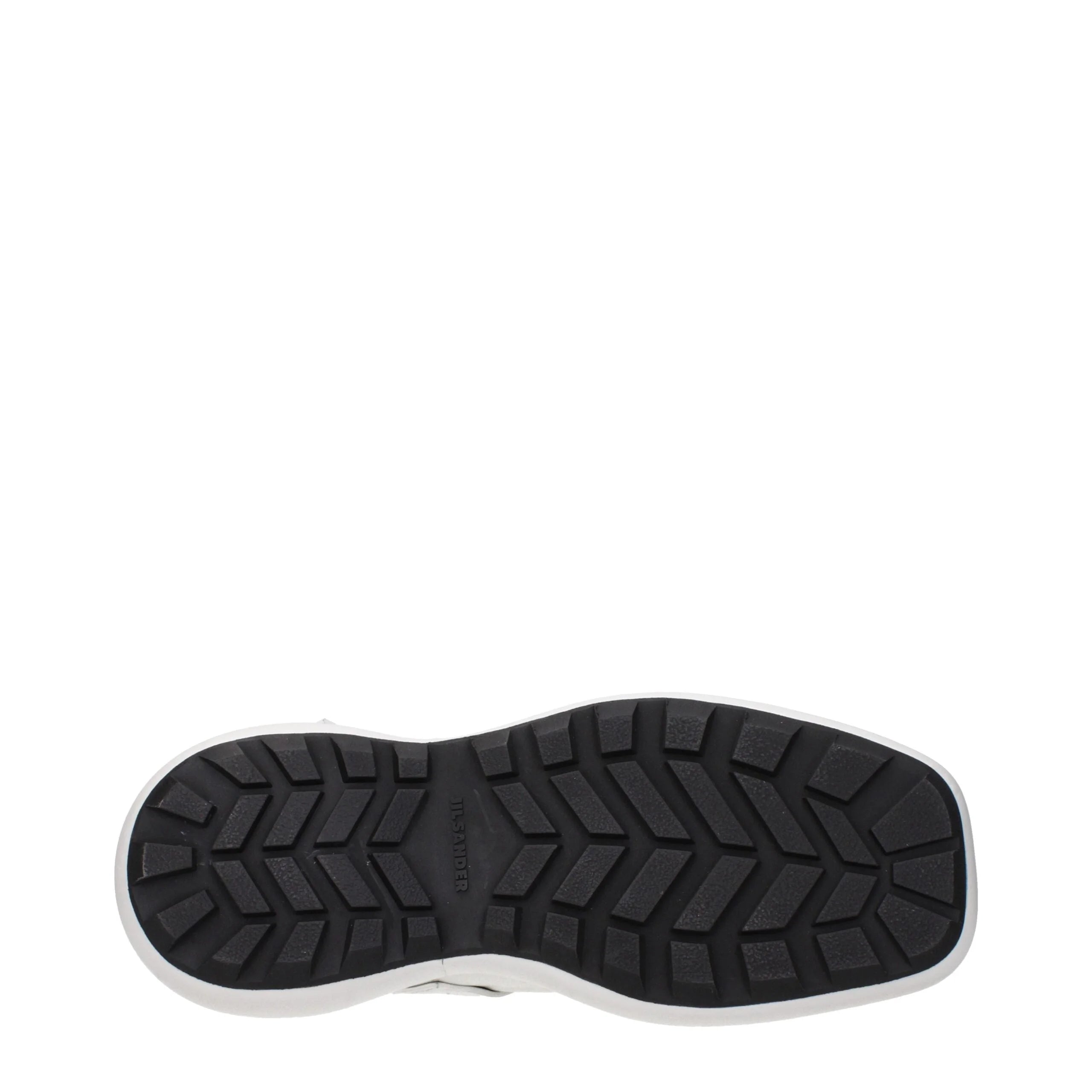 מגפי סירה לבנים מעור של Jil Sander