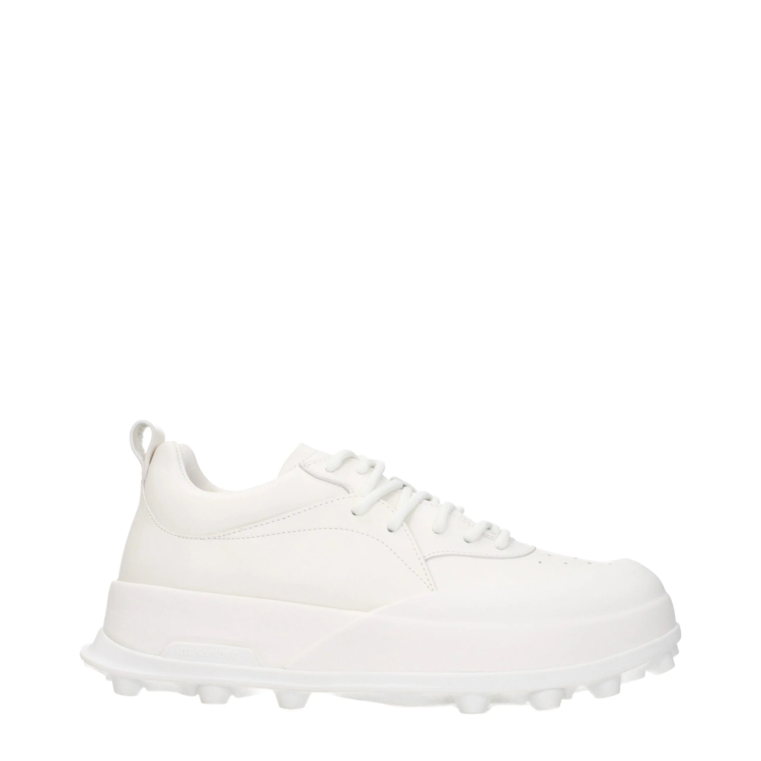 Jil Sander White Leather Sneakers - Sneakers