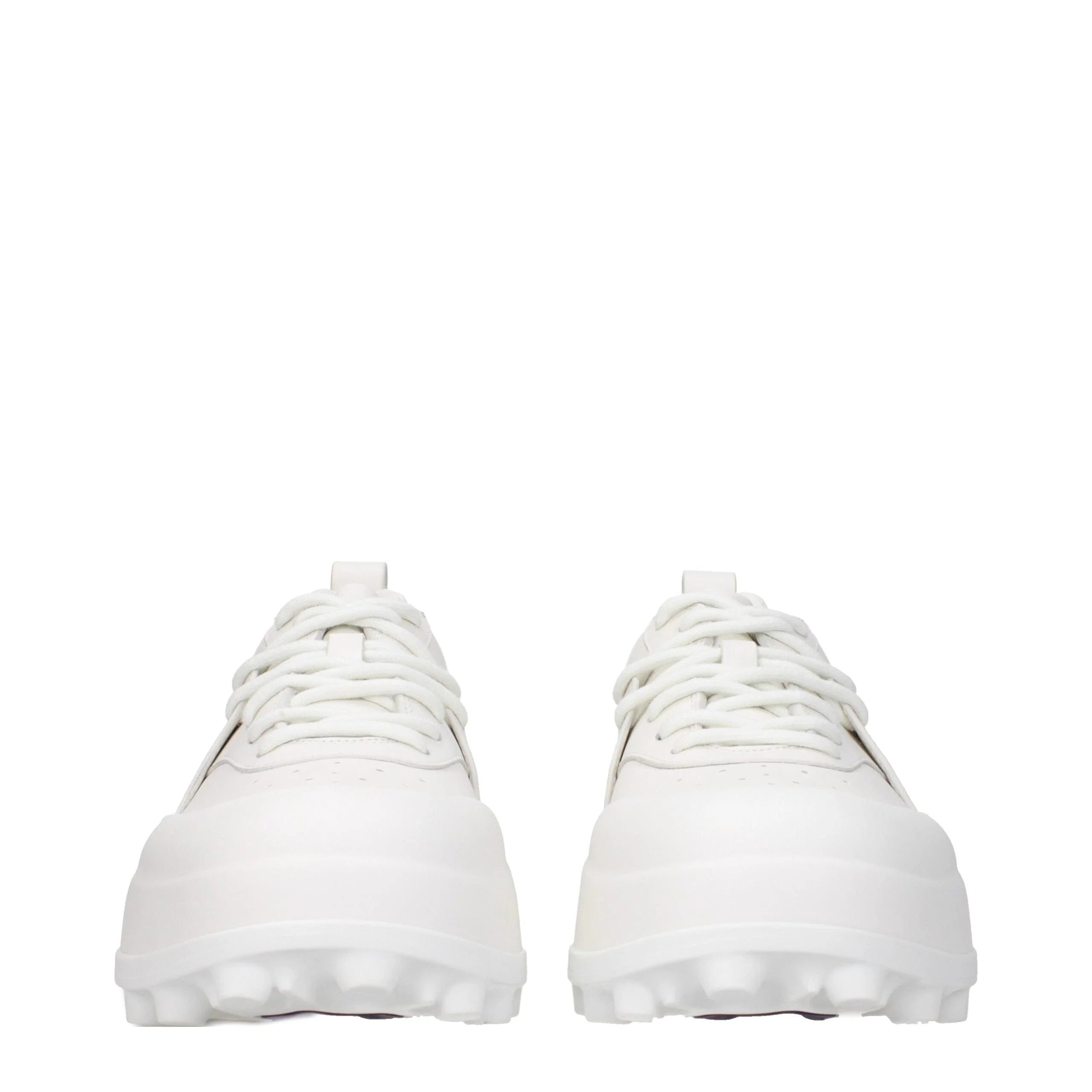 Jil Sander White Leather Sneakers - Sneakers