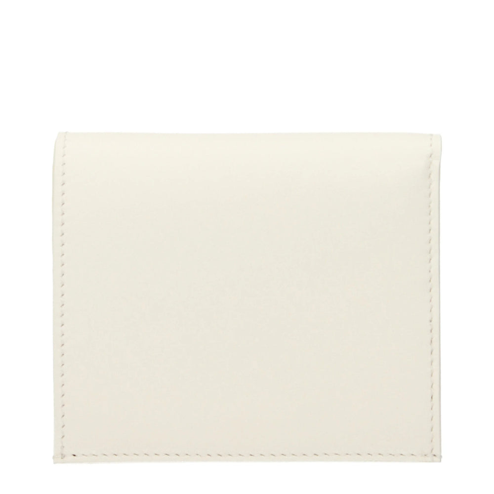 Jil Sander White Leather Wallet