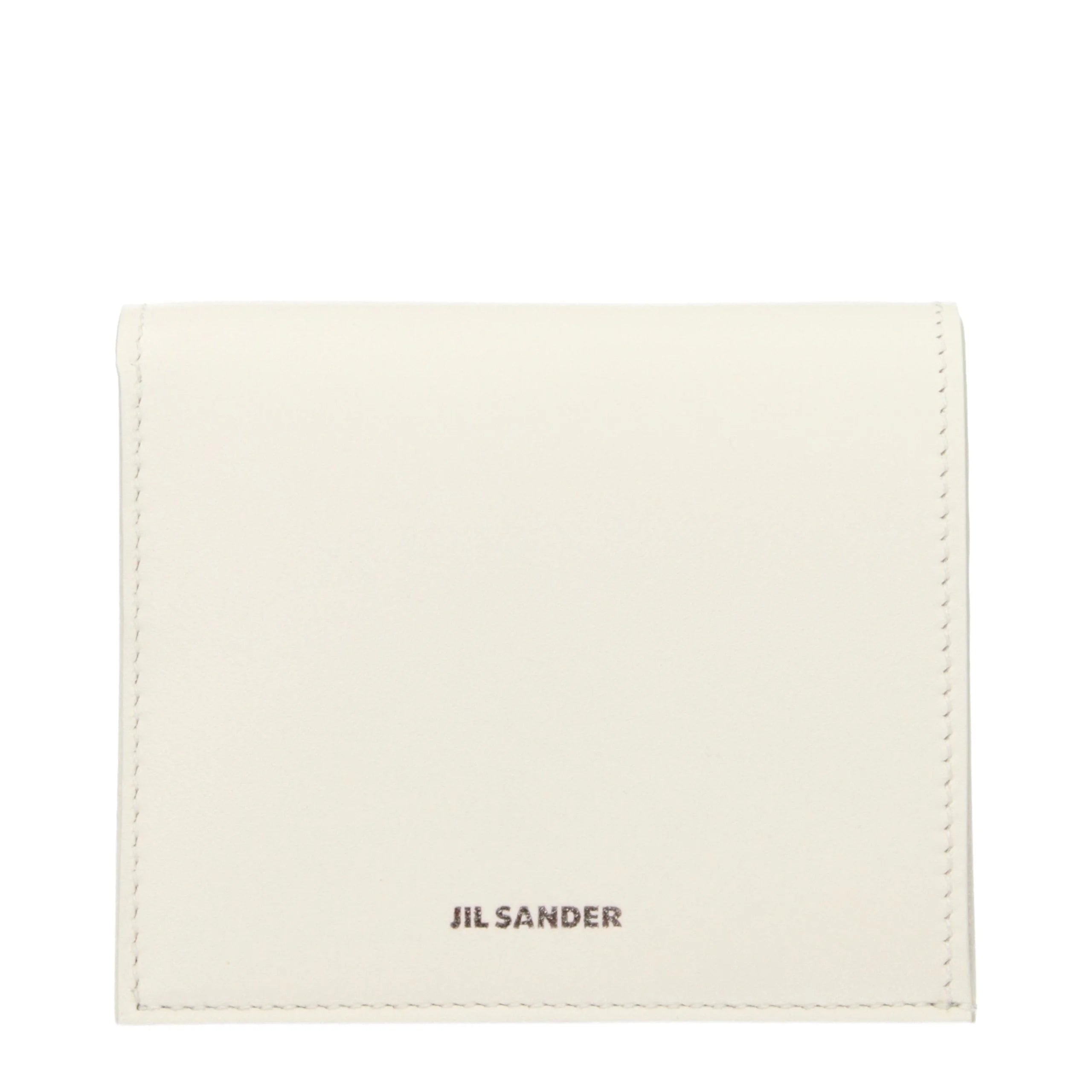 Jil Sander White Leather Wallet