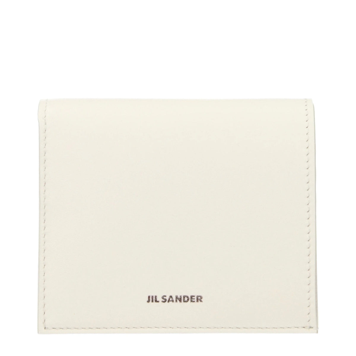 Jil Sander White Leather Wallet