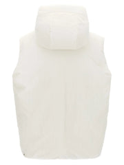 Jil Sander White Polyester Sleeveless Jacket