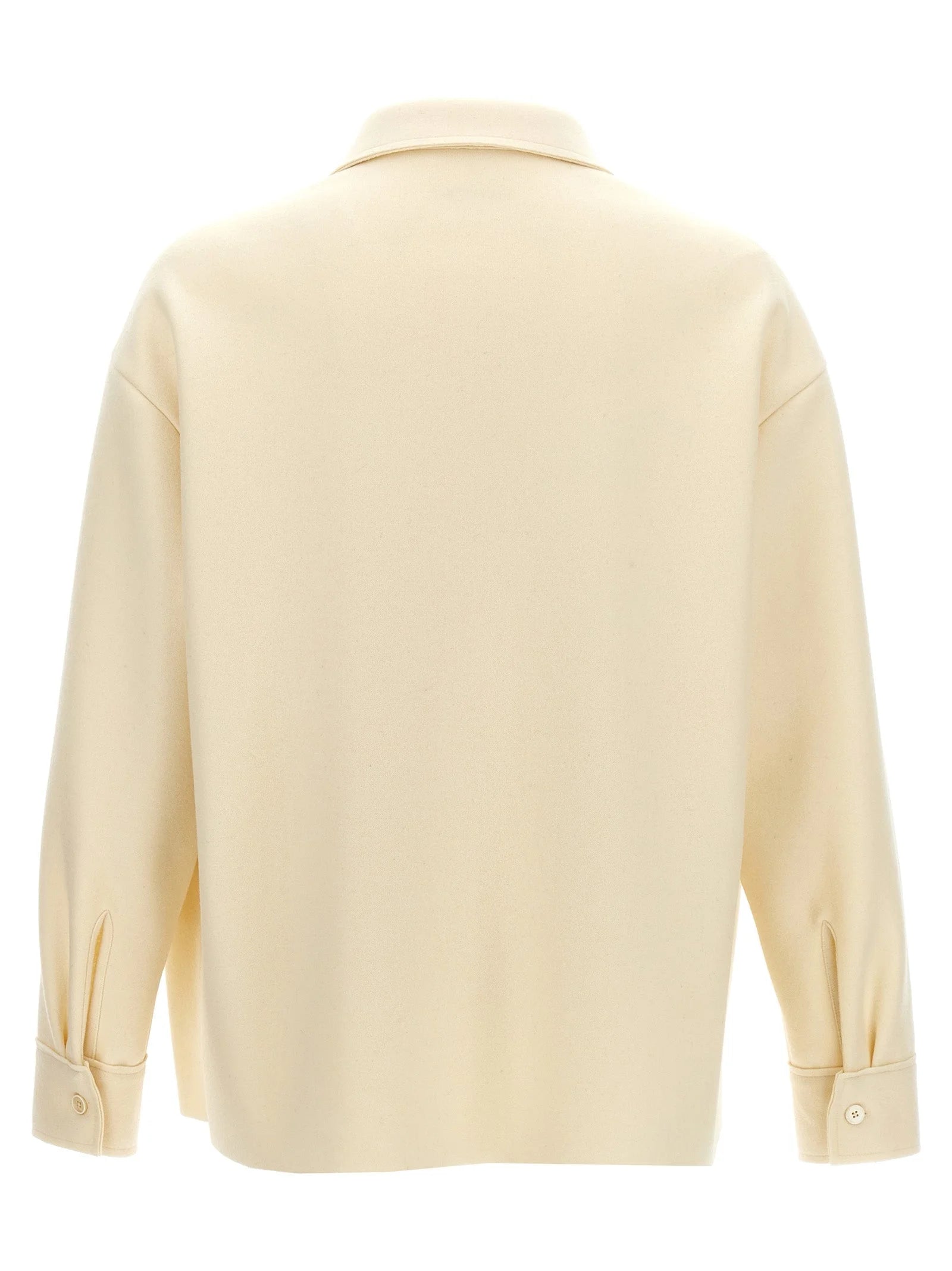 Jil Sander White Wool Blouse - 48 | M