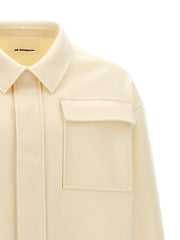 Jil Sander White Wool Blouse - 48 | M