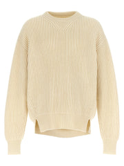 Jil Sander White Wool Cardigan