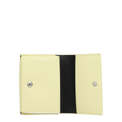 Jil Sander Yellow Leather Cardholders