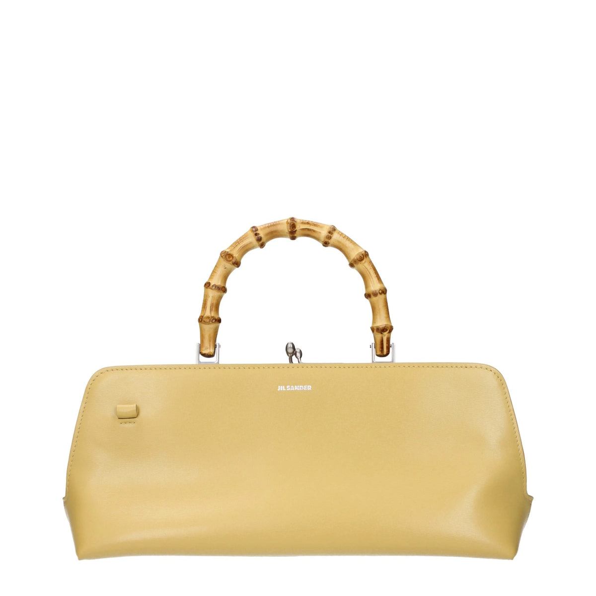 Jil Sander gul skinnveske
