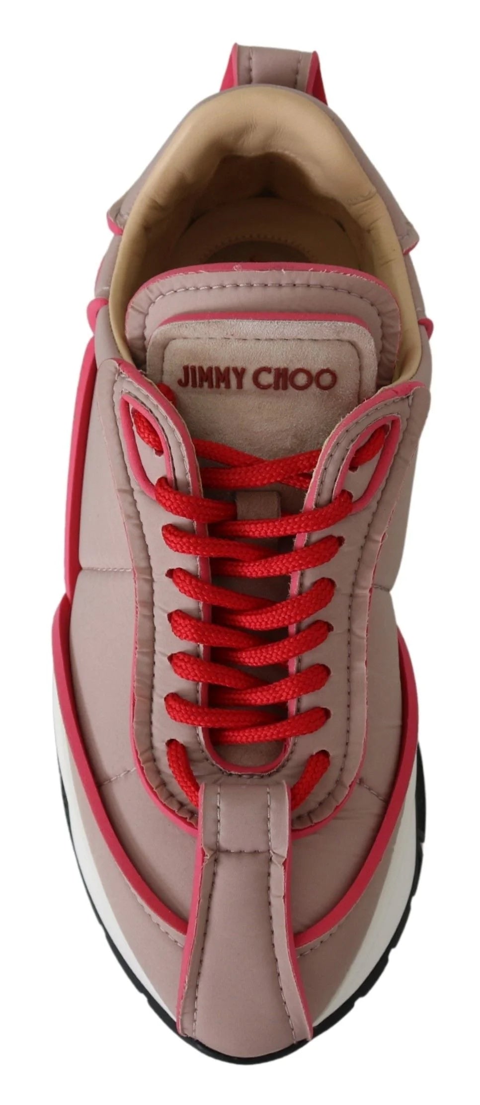 Jimmy Choo Ballet Pink Chic Padded Sneakers - EU35/US5 - Sneakers