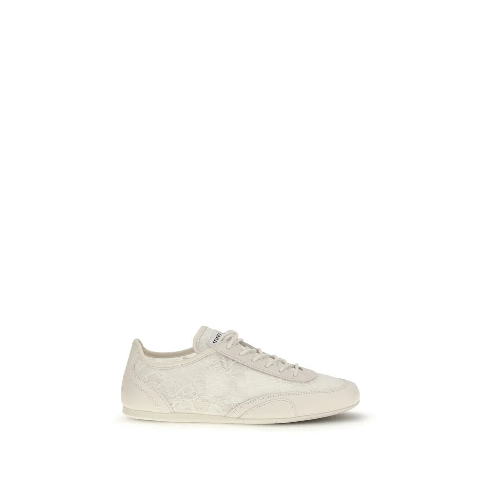 Jimmy Choo Beige Calf Leather Bos Taurus Athletic Sneakers
