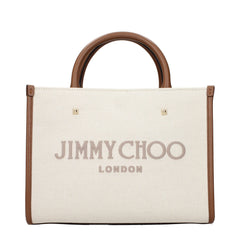 Jimmy Choo Beige Fabric Handbag