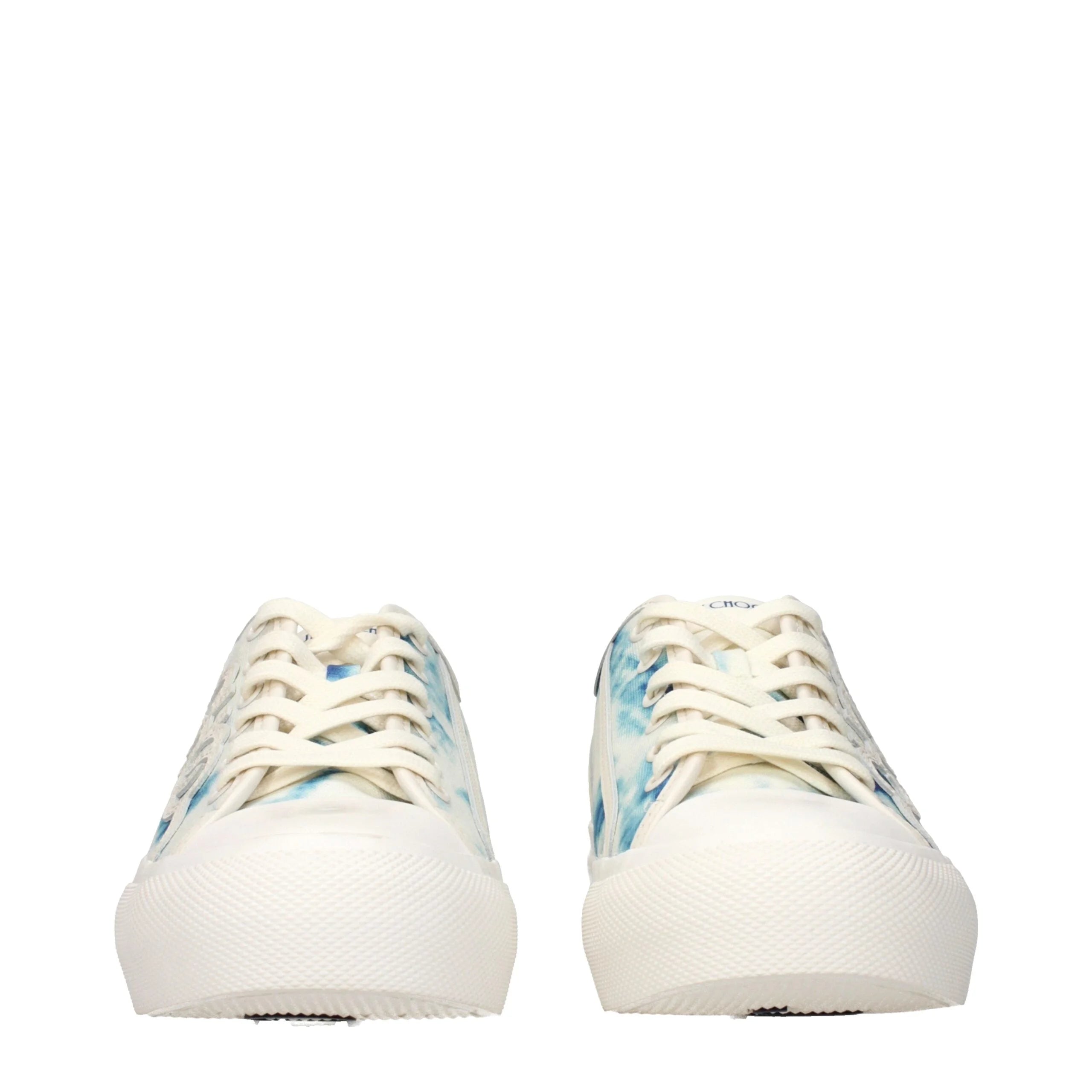 Jimmy Choo Beige Stof Lage Sneakers