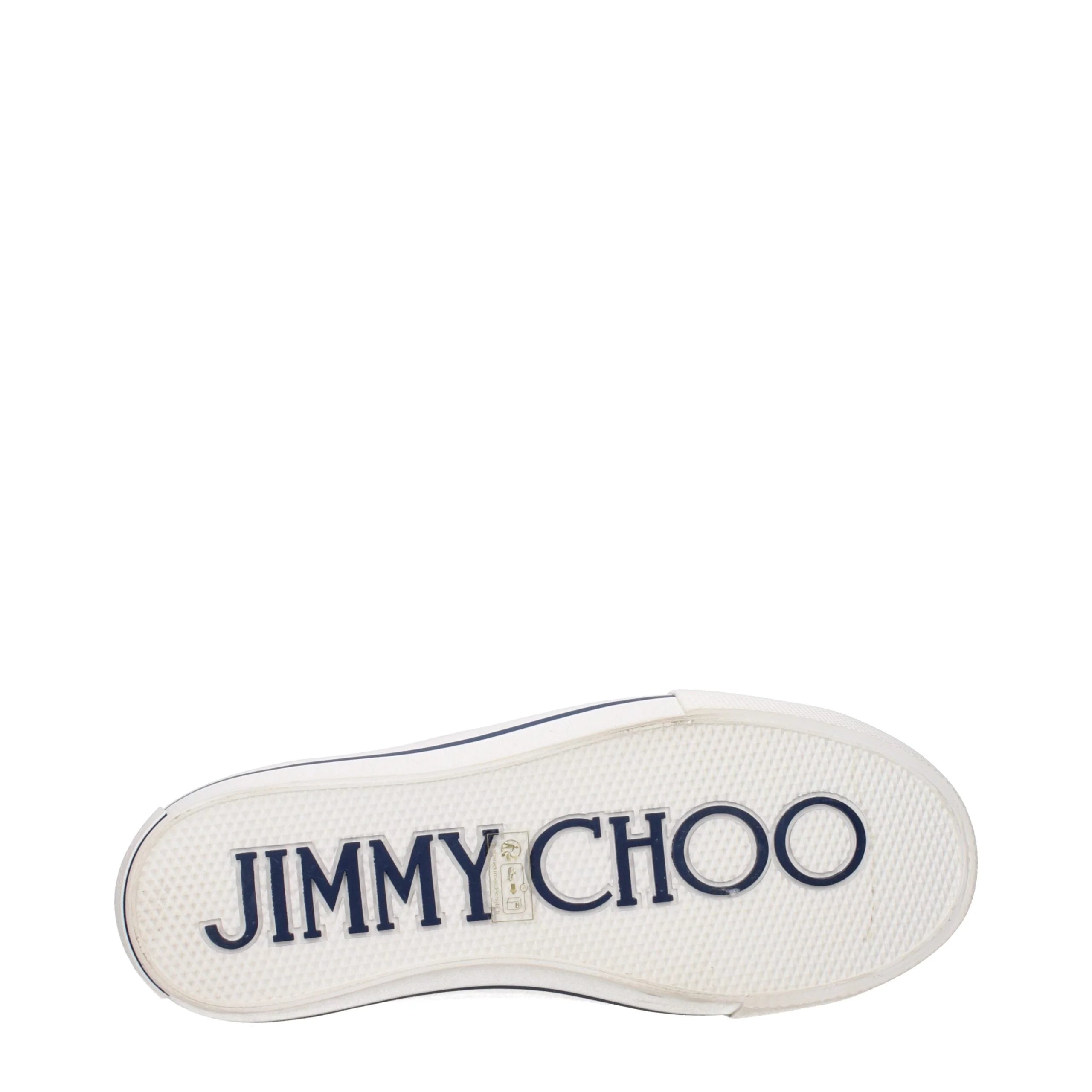 Jimmy Choo Beige Stof Lage Sneakers