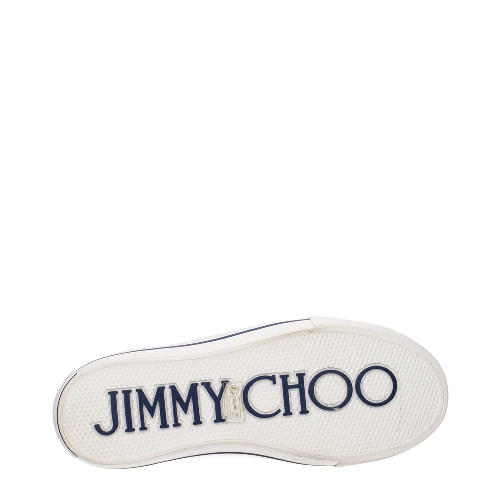 Jimmy Choo Beige Stof Lage Sneakers