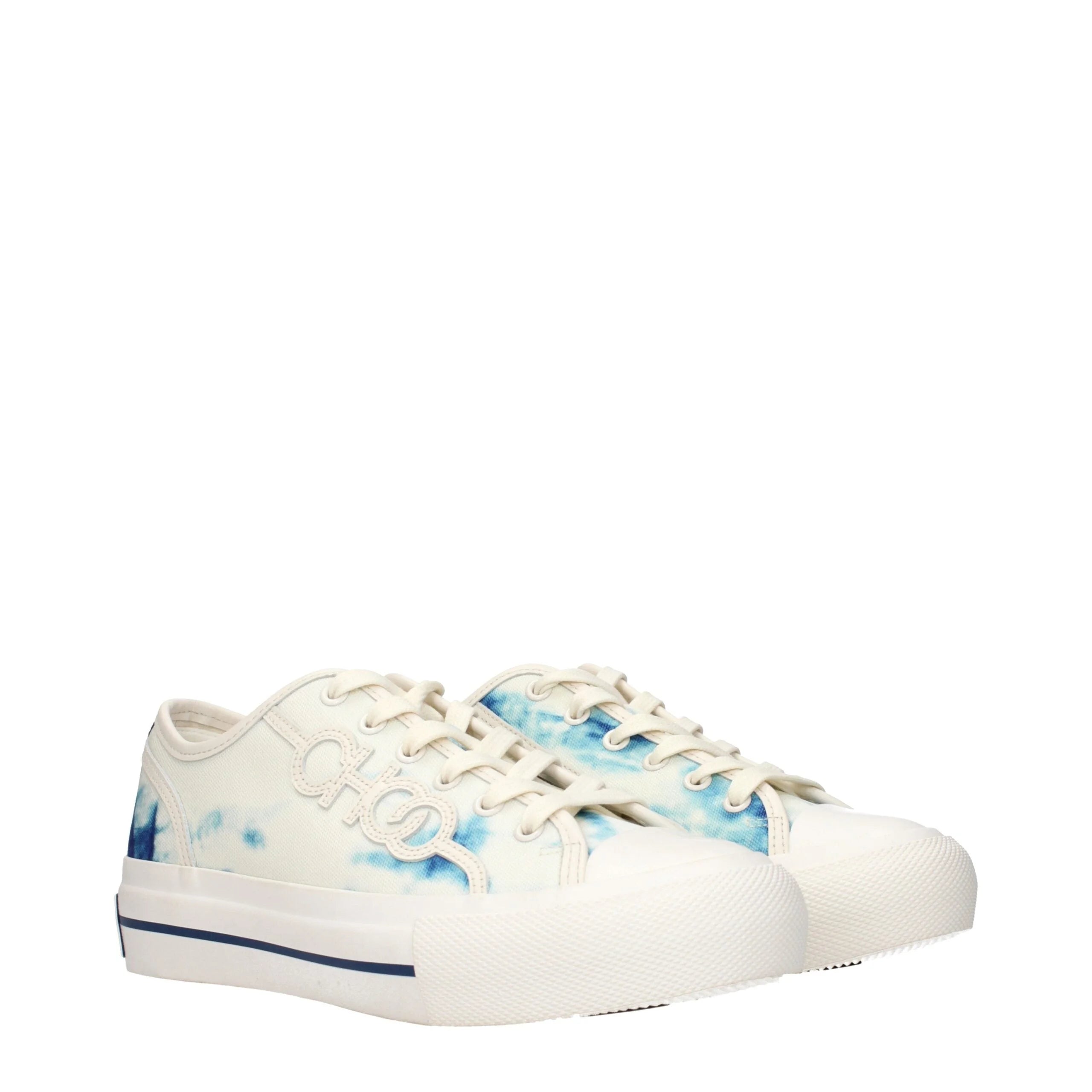 Jimmy Choo Beige Stof Lage Sneakers