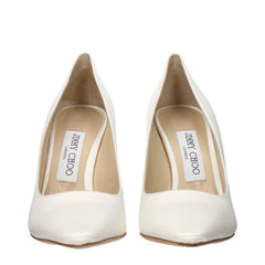 Zapatos de tacón plataforma satén beige Jimmy Choo