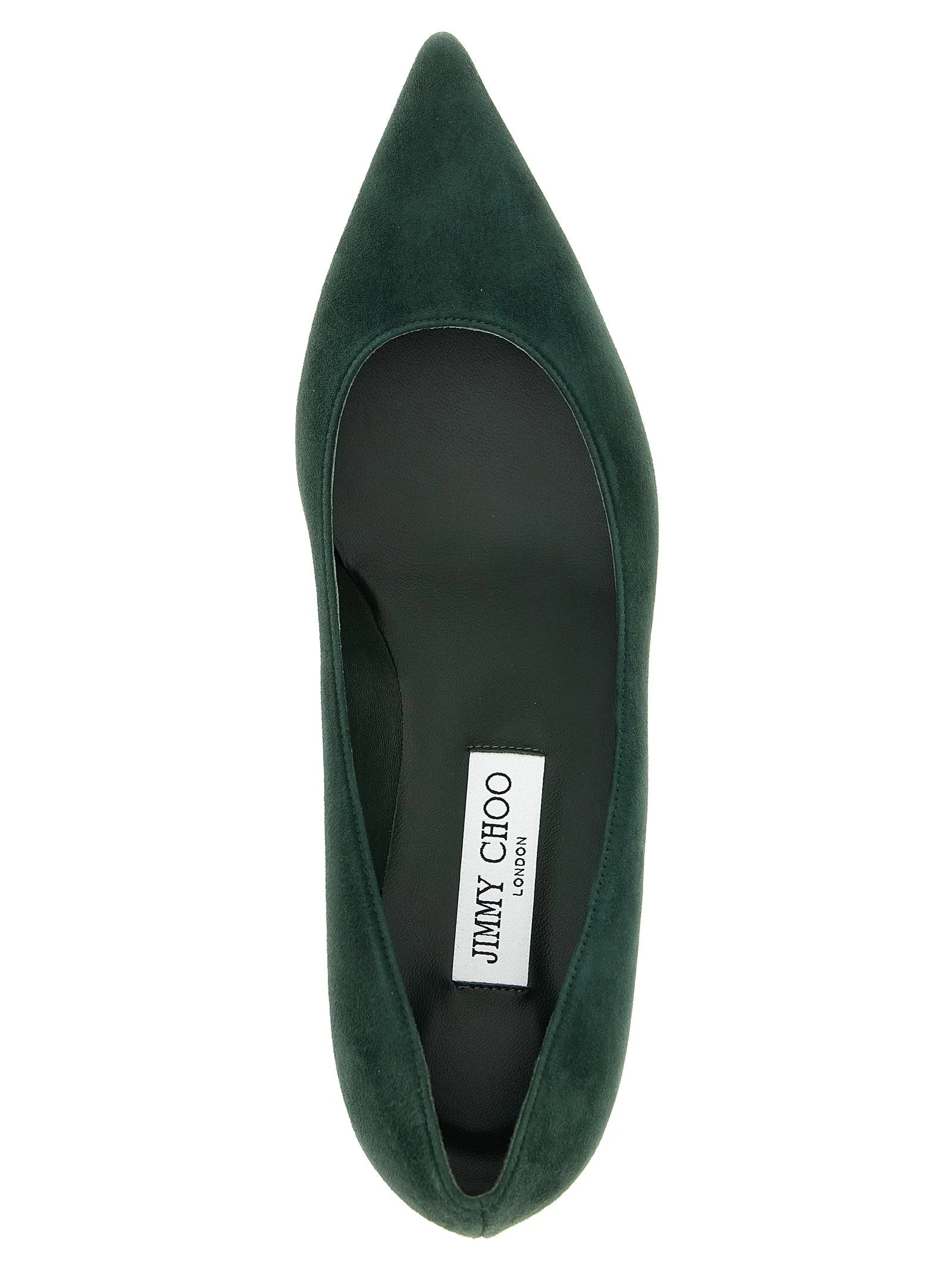 Jimmy Choo Bicolor Leather Mid Heel Pumps