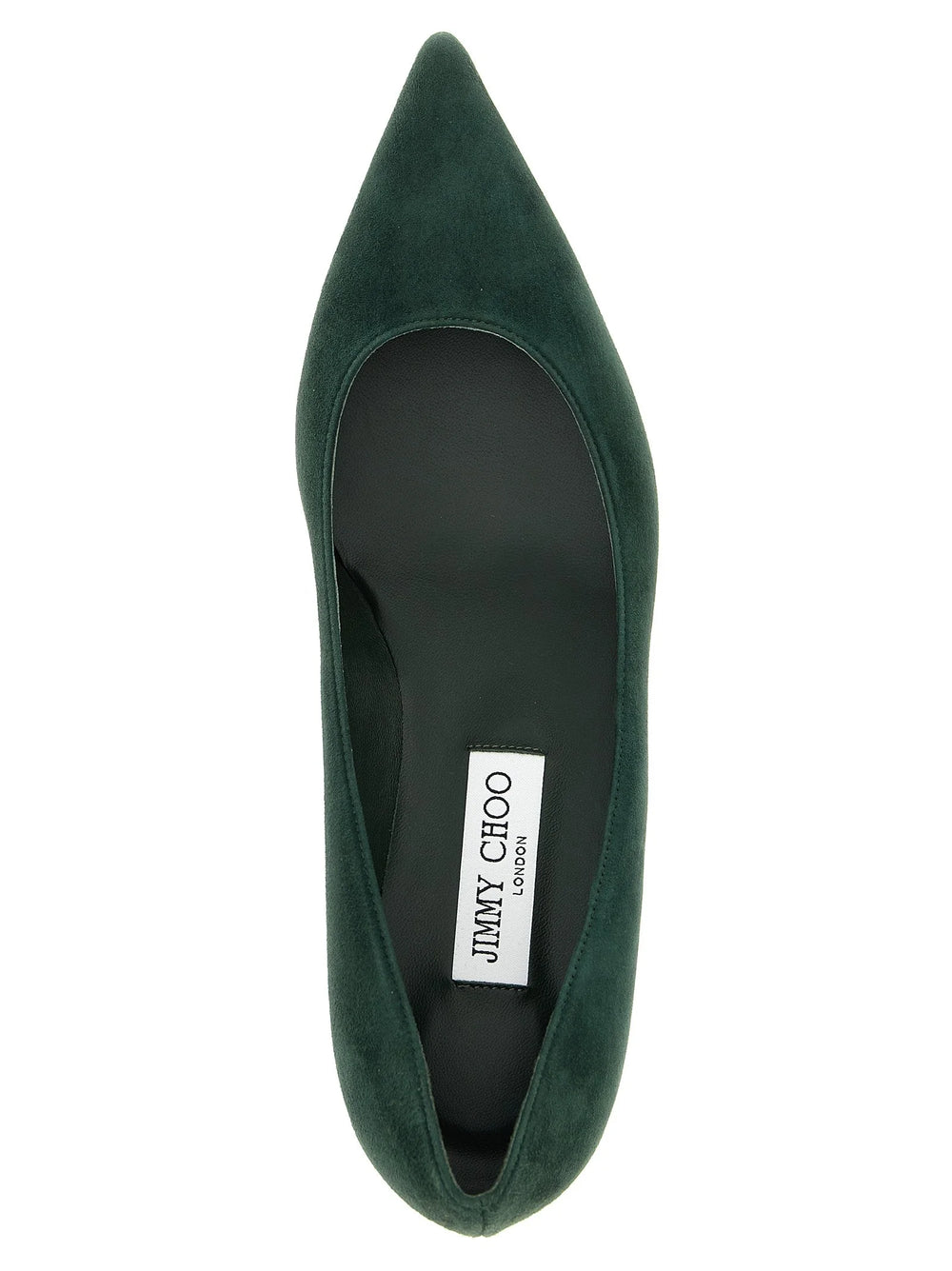 Jimmy Choo Bicolor Leather Mid Heel Pumps