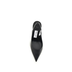 Jimmy Choo Μαύρες Ανδρικές Πόμπες με Πλατφόρμα από Δέρμα Τελεθίου Bos Taurus