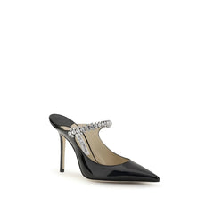 Jimmy Choo Black Calf Leather Bos Taurus Pumps