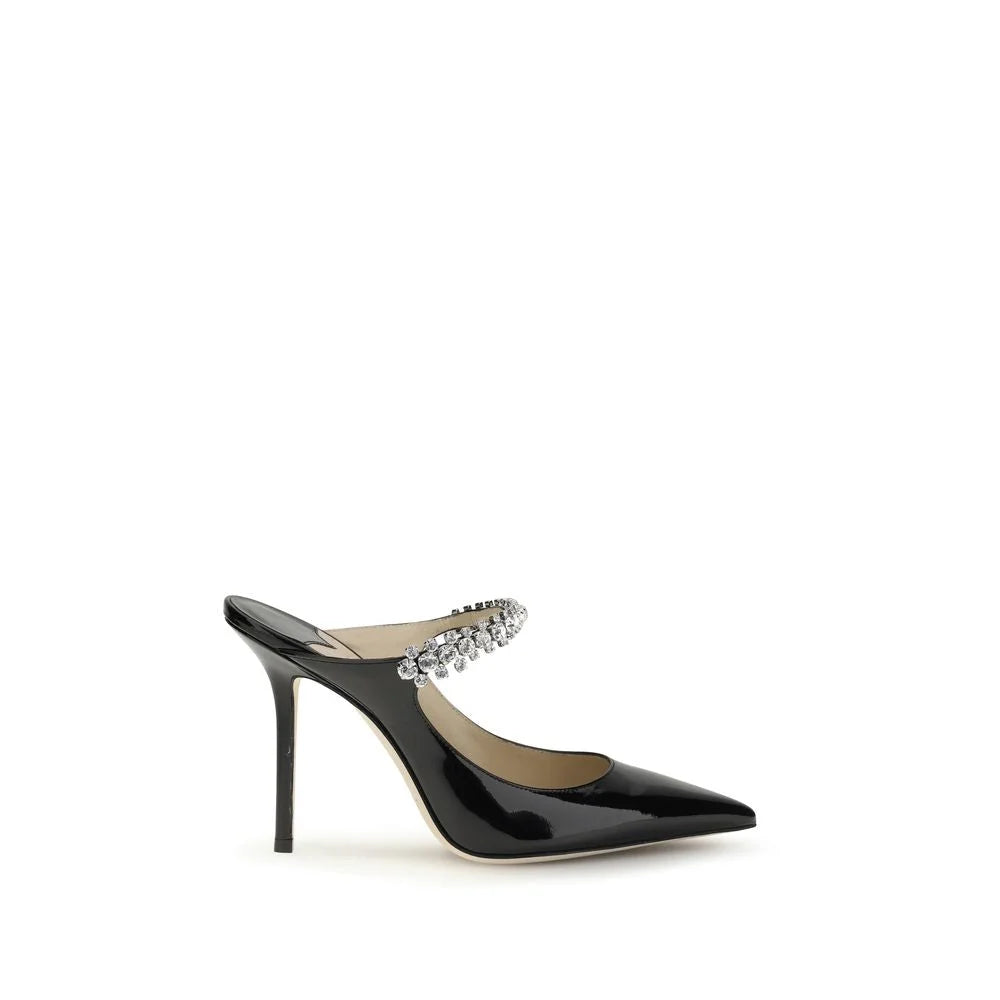 Jimmy Choo Black Calf Leather Bos Taurus Pumps