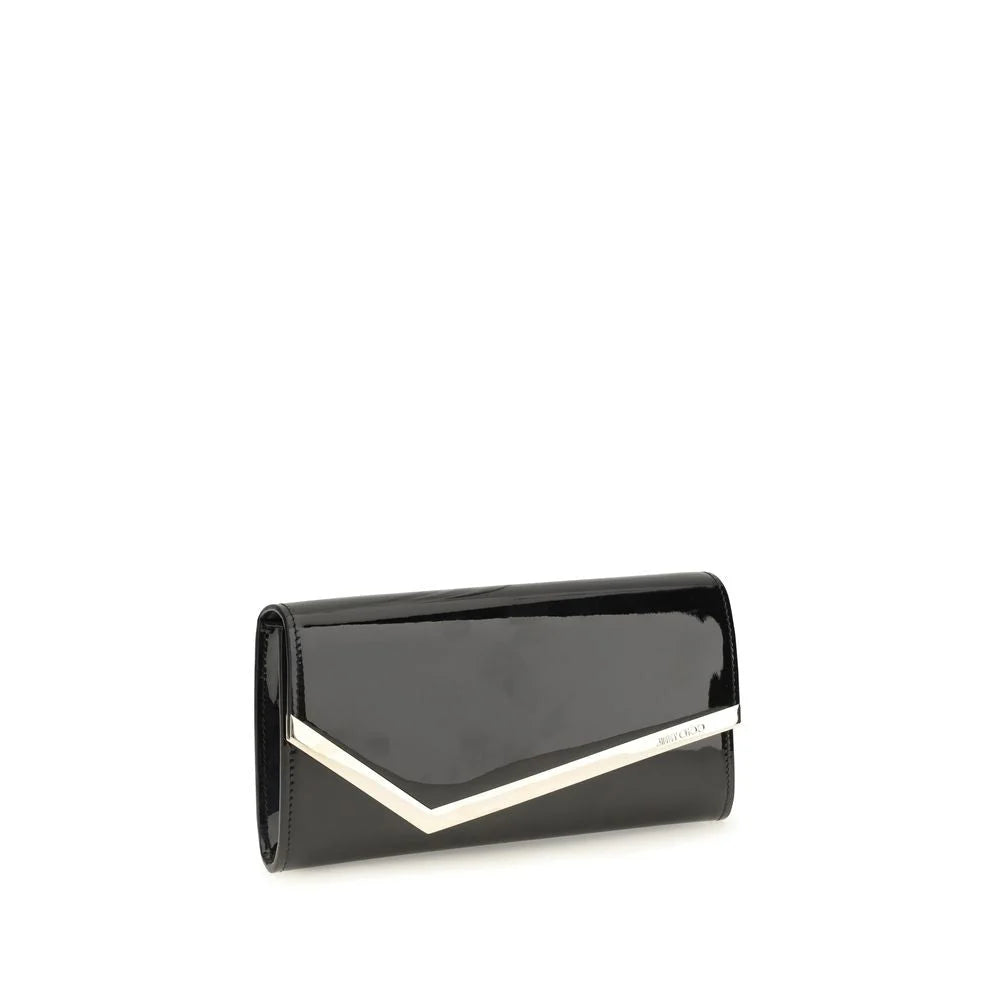 Jimmy Choo Black Calf Leather Bos Taurus Wallet