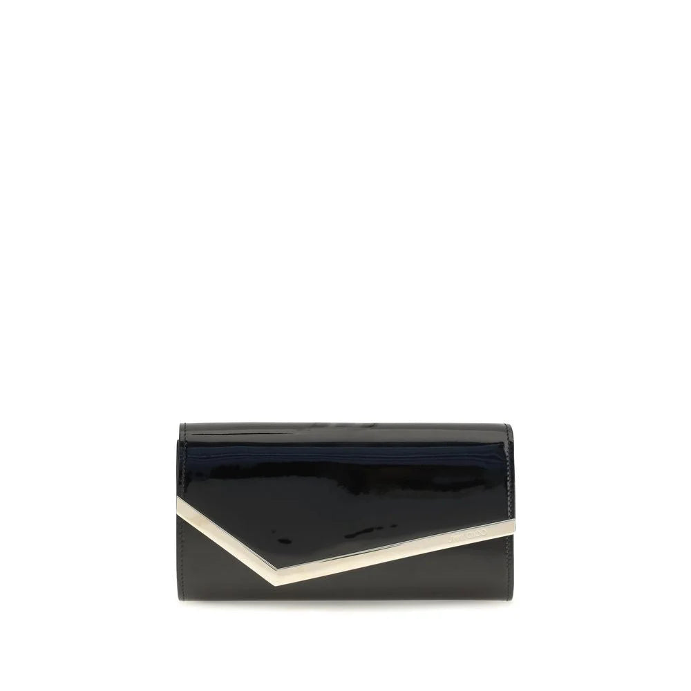 Jimmy Choo Black Calf Leather Bos Taurus Wallet