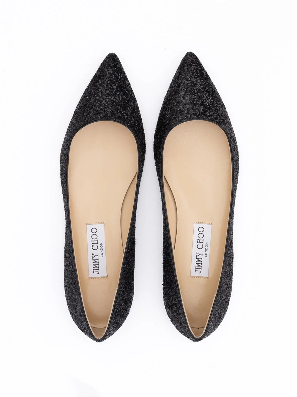Jimmy Choo Černé botilky z hrubé lesklé tkaniny Alina