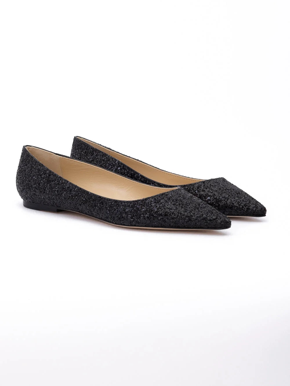 Jimmy Choo Černé botilky z hrubé lesklé tkaniny Alina