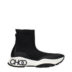 מגפי קרסול מבד שחור של Jimmy Choo