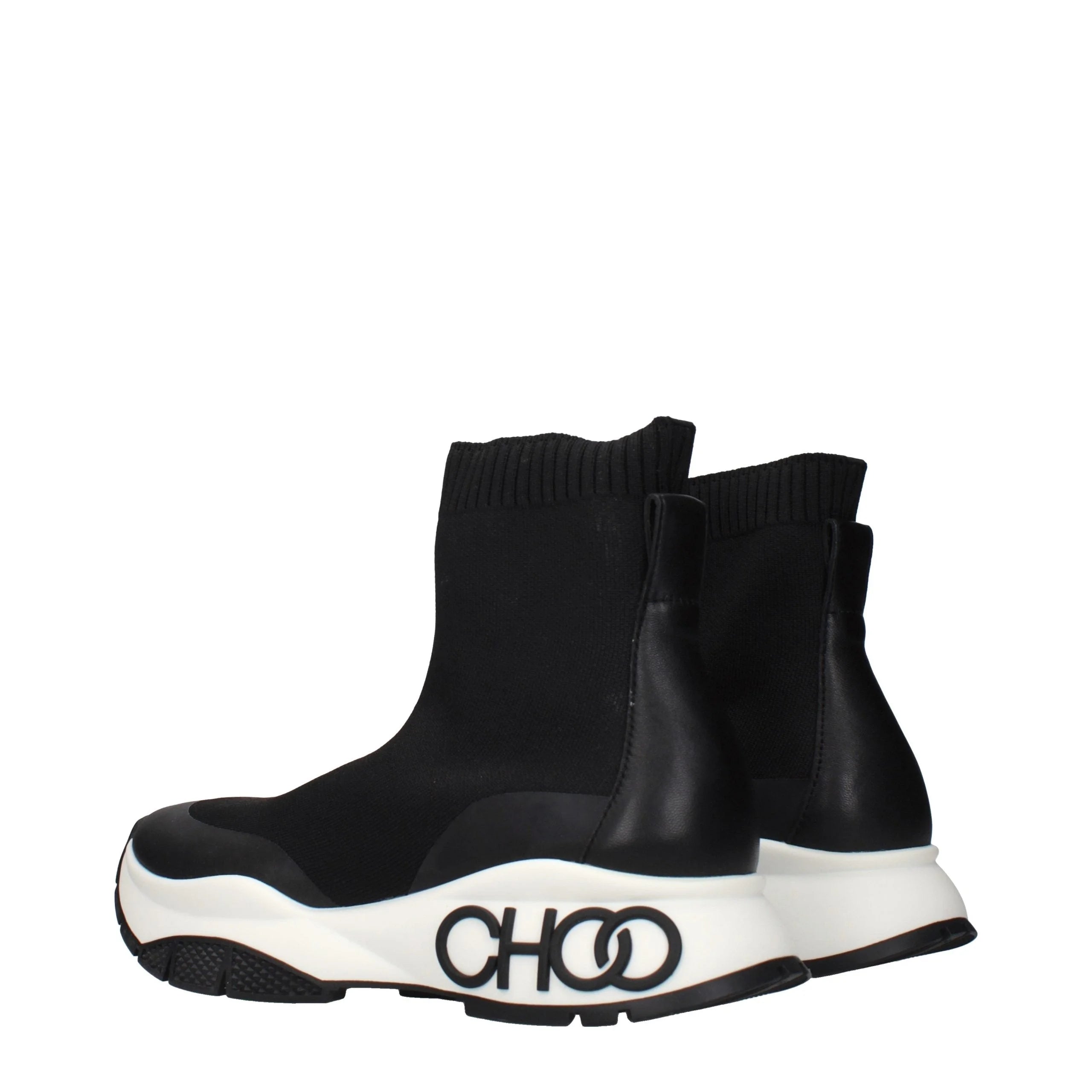 מגפי קרסול מבד שחור של Jimmy Choo