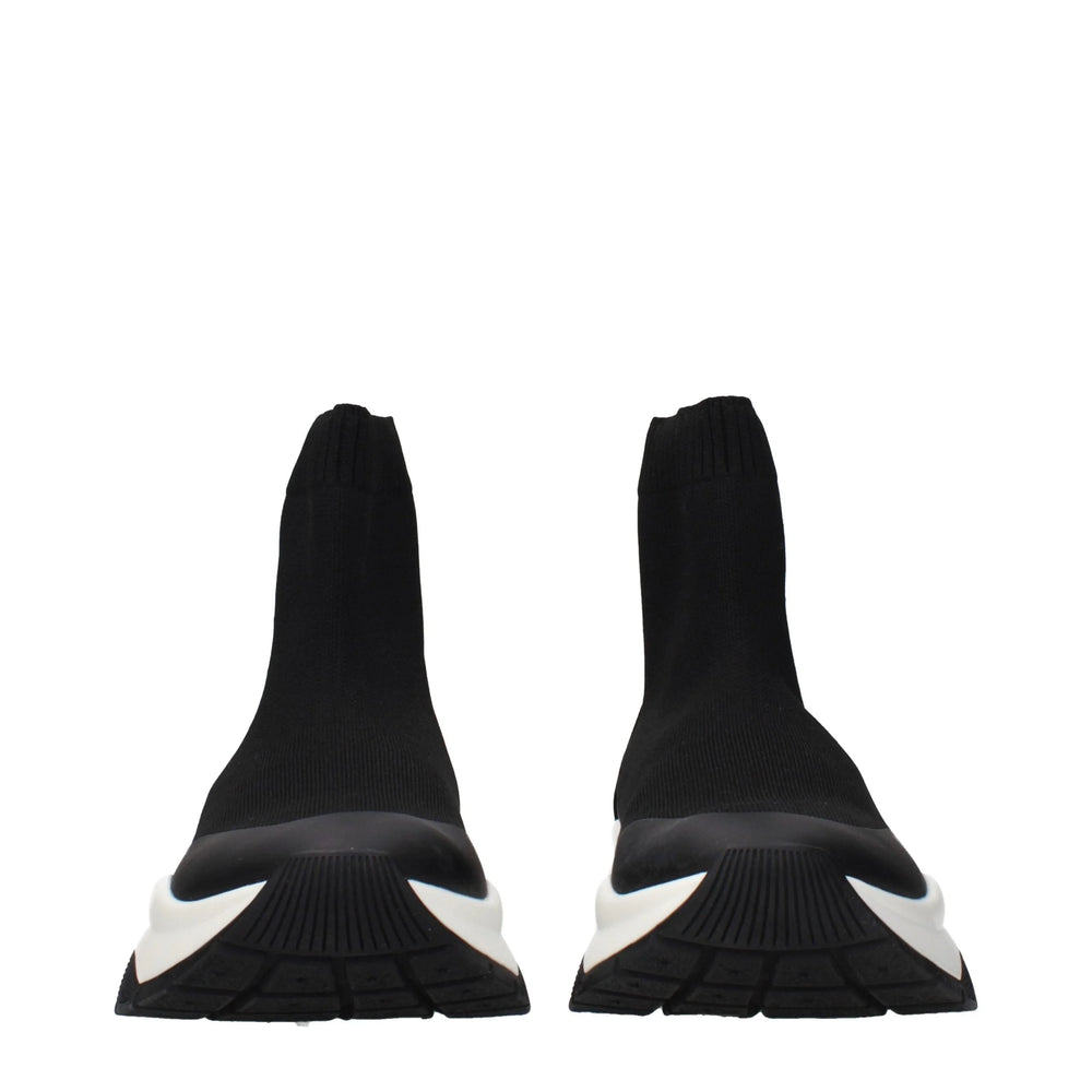 Jimmy Choo Black Fabric Ankle Boots