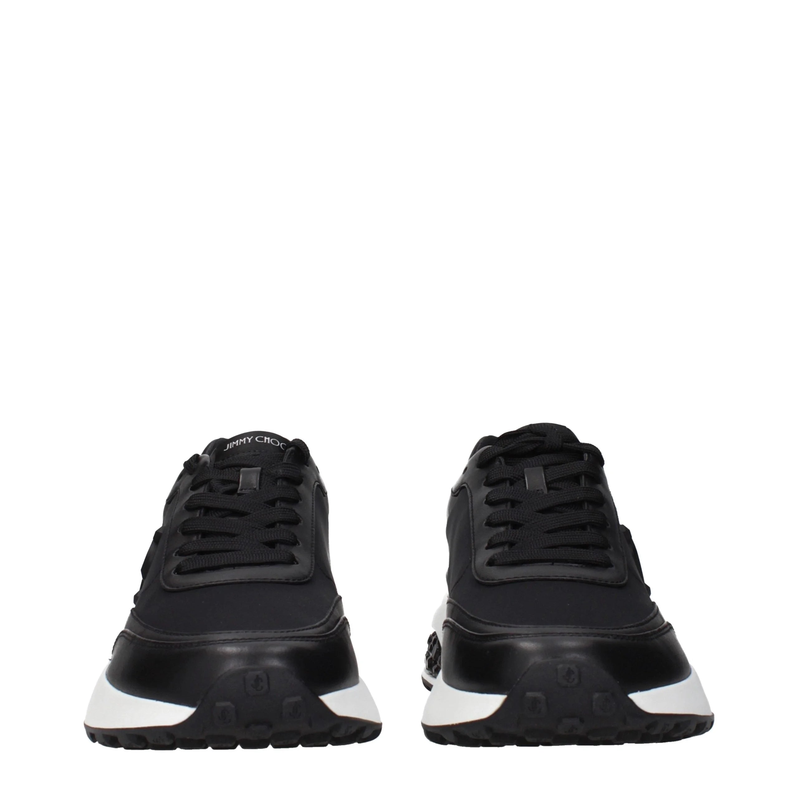 Jimmy Choo Black Fabric Athletic Sneakers
