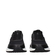 Jimmy Choo Black Fabric Athletic Sneakers