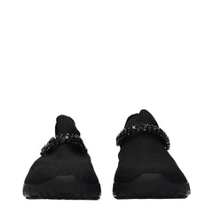 Jimmy Choo Czarne Tkaninowe Mokasyny - EU37/US7