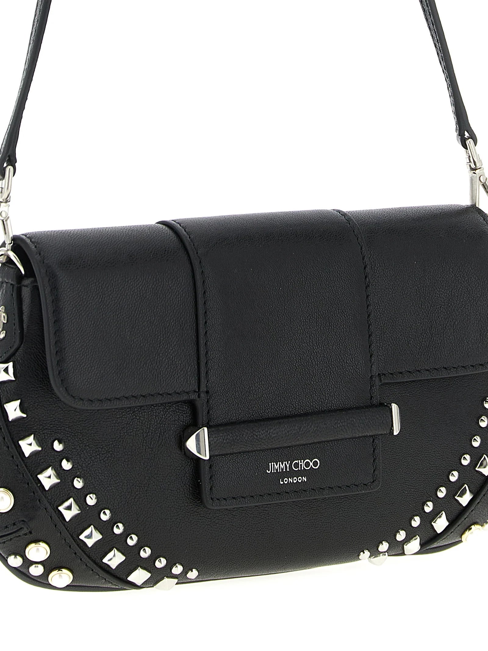 Jimmy Choo Black Lamb Leather Cardholder
