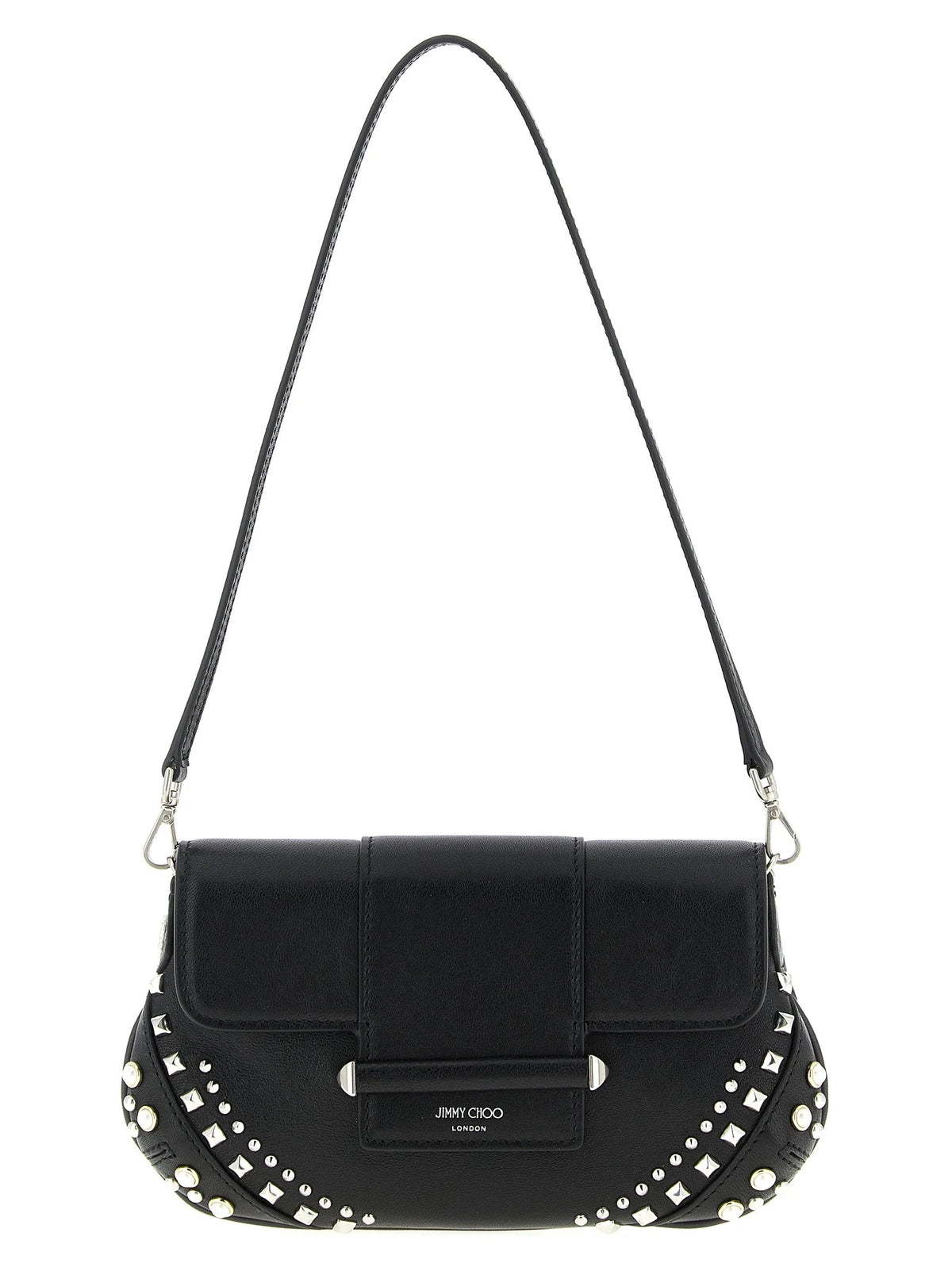 Jimmy Choo Black Lamb Leather Cardholder